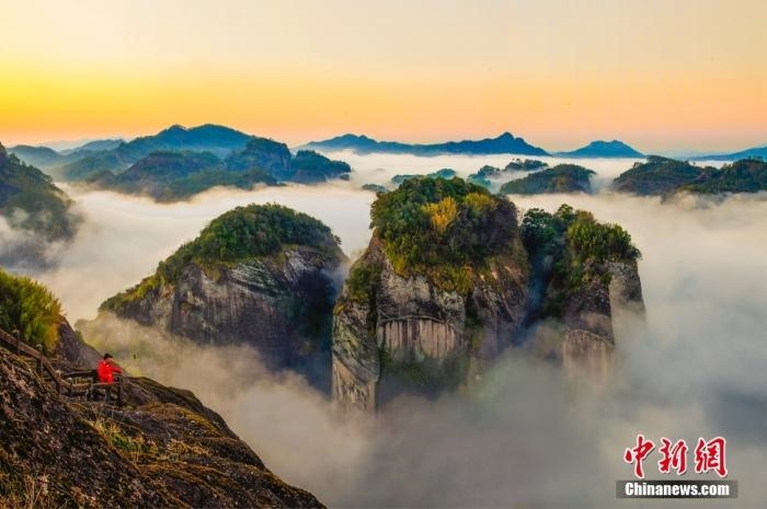 武夷山天游云海。黃海 攝