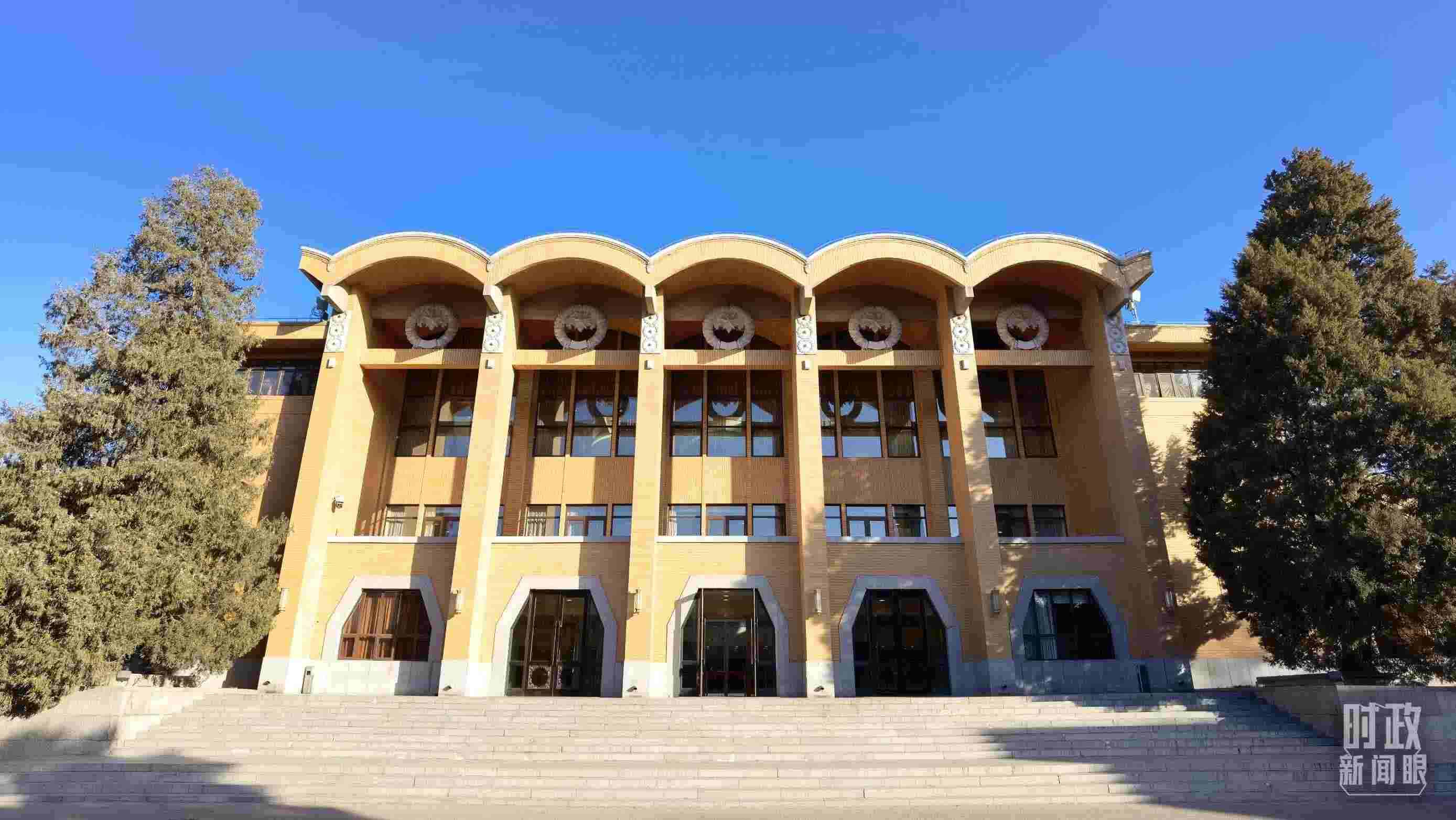 △2023年3月1日，中央黨校建校90周年慶祝大會在這里舉行。（總臺央視記者石丞拍攝）