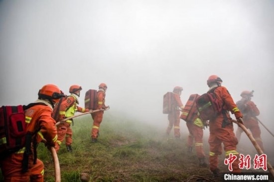 演練現(xiàn)場(chǎng)。瀘州消防供圖