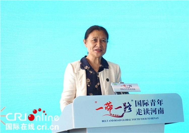 中國(guó)人民對(duì)外友好協(xié)會(huì)二級(jí)巡視員李冬梅致辭。賈親親 攝