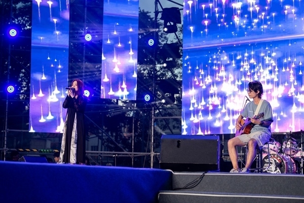 歌會現(xiàn)場。人民網(wǎng)記者 翁奇羽攝