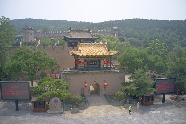 皇城相府景區(qū)（無人機(jī)照片）。人民網(wǎng)記者 王天樂攝