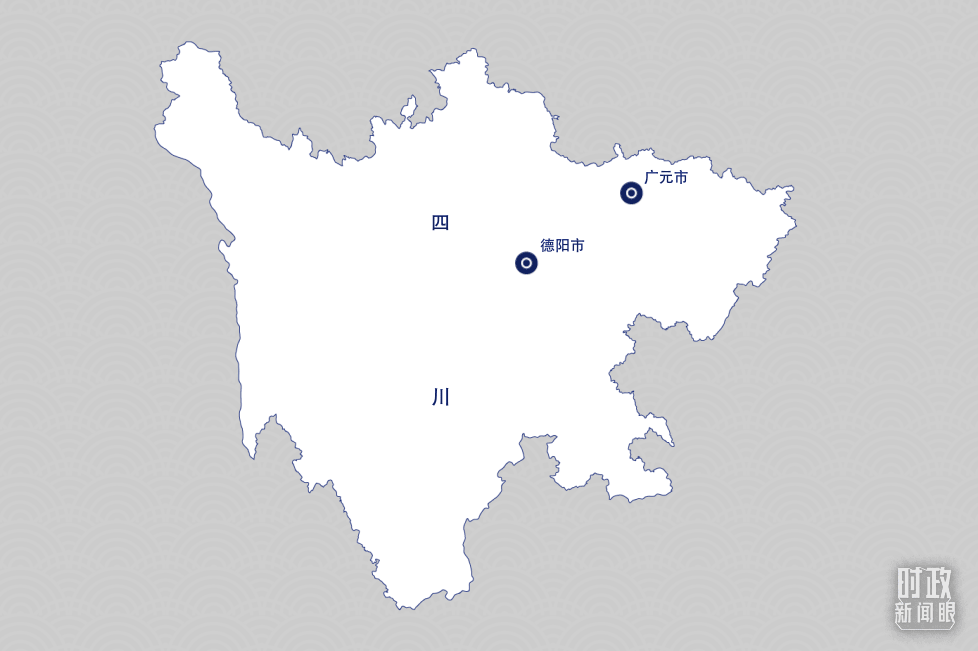 △ 四川考察點(diǎn)示意圖