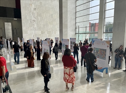 獲獎(jiǎng)作品展現(xiàn)場(chǎng)。中國駐圣保羅總領(lǐng)館供圖