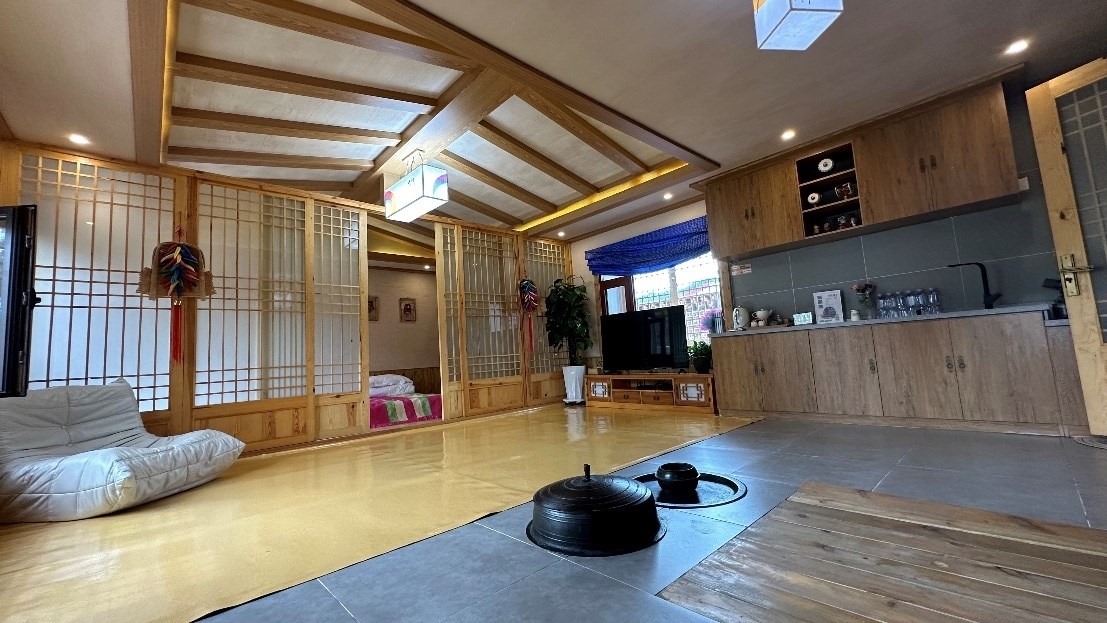 具有朝鮮族特色的民宿。人民網(wǎng)記者 金洪花 攝