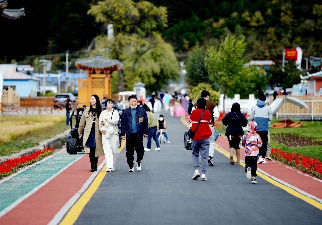 光東村干凈整潔的街區(qū)。主辦方供圖