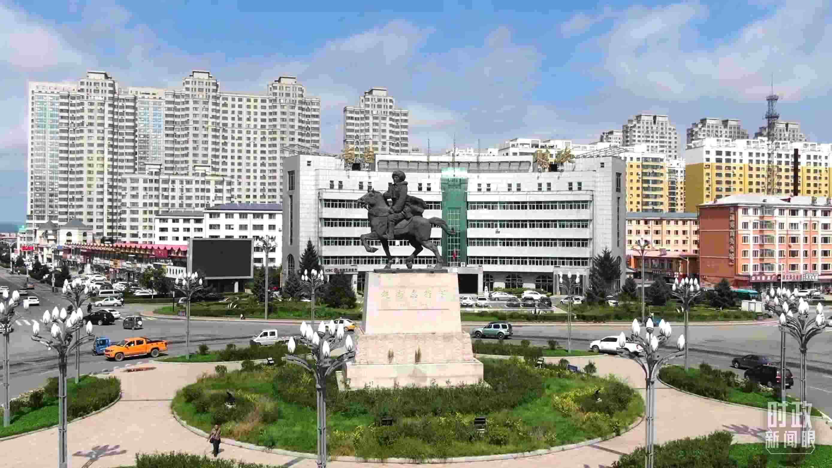 △哈爾濱市尚志市航拍。（總臺央視記者張耿生拍攝）