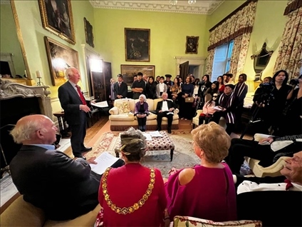 藝術節(jié)舉辦的人文交流活動。主辦方供圖