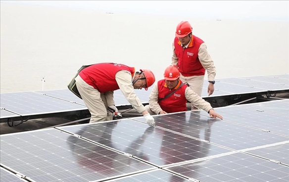 開山島微電網(wǎng)的投運建設(shè)。受訪者供圖