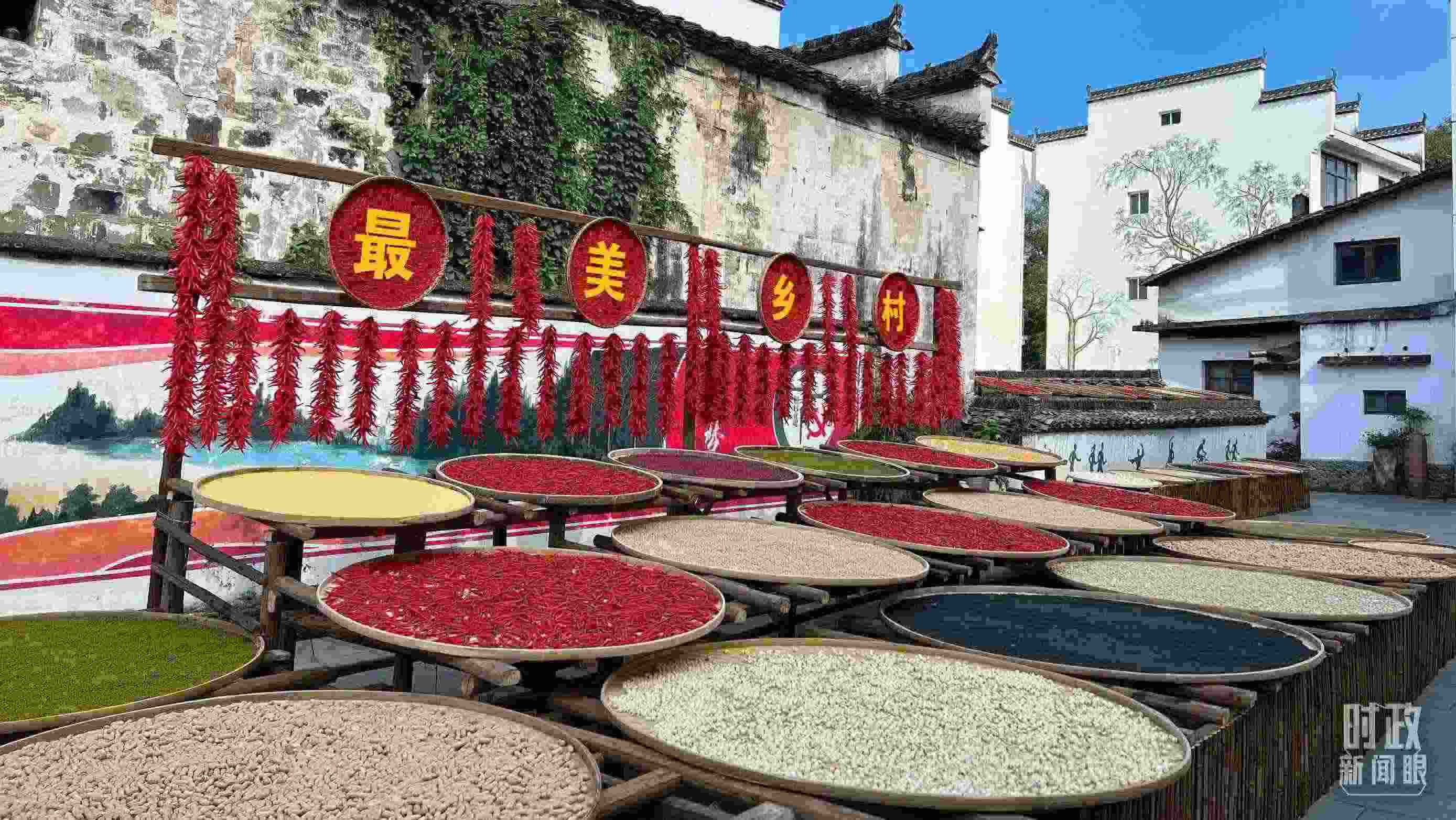 △婺源縣秋口鎮(zhèn)王村石門自然村。（總臺(tái)央視記者程鋮拍攝）