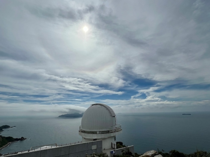 天文樓太陽望遠(yuǎn)鏡圓頂。人民網(wǎng)高清揚(yáng)攝