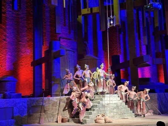 《天釀》演出場景。本報記者劉書文攝