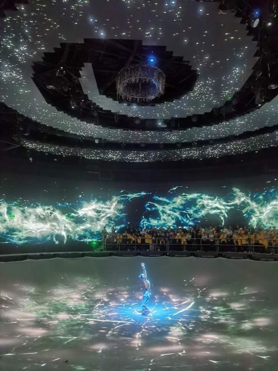 《天釀》演出場景。本報記者常雯宜攝