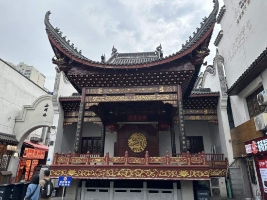 10月25日，長沙太平老街一角。（本報(bào)記者 劉書文攝）