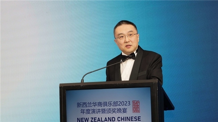 中國駐新西蘭大使王小龍。攝影：張凱