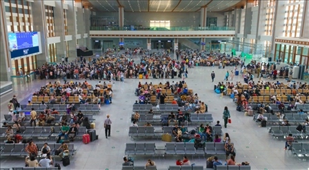 大量旅客乘坐中老鐵路出行。主辦方供圖