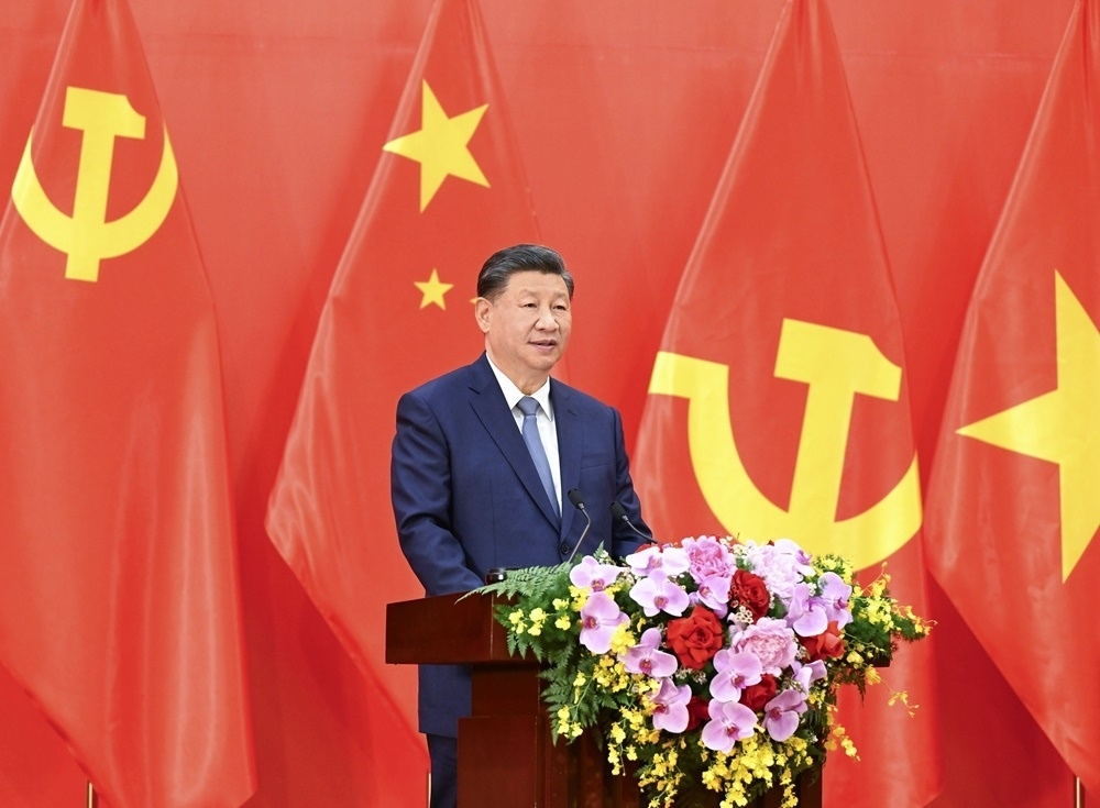 習(xí)近平總書記發(fā)表題為《賡續(xù)傳統(tǒng)友誼，開創(chuàng)中越命運共同體建設(shè)新征程》的重要講話。