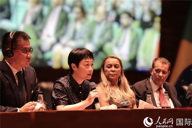 田敏出席論壇開幕式并致辭。人民網(wǎng)記者 時元皓攝