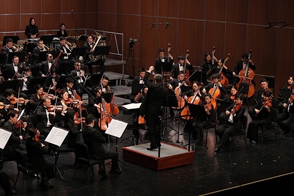 音樂會現(xiàn)場。學(xué)校供圖