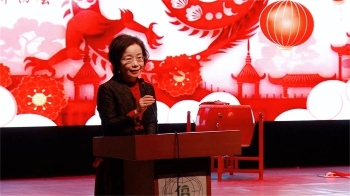 沈敏娟致辭。駐蒙古使館供圖