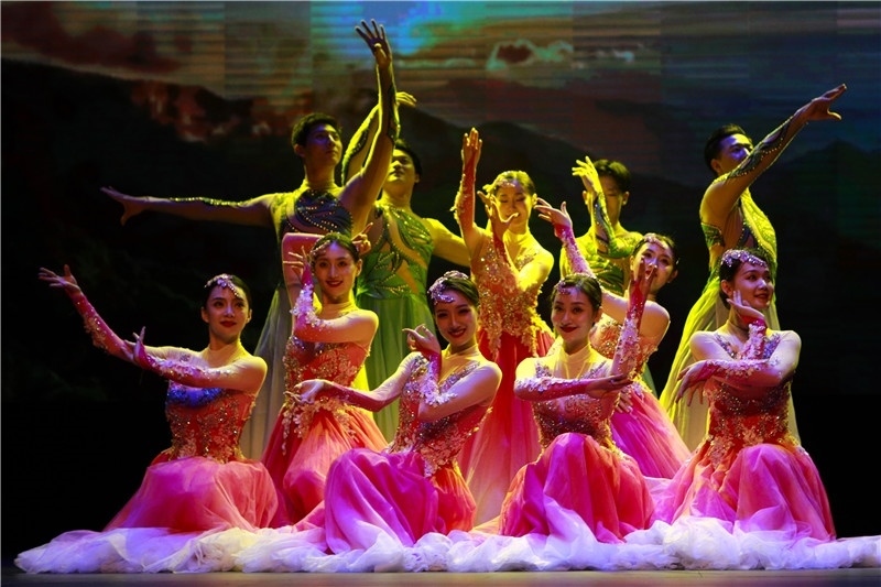 2024年“四海同春”慰僑訪演團亞太團新西蘭惠靈頓演出現(xiàn)場。圖片由陸欣讌、孟韜、葉勇提供