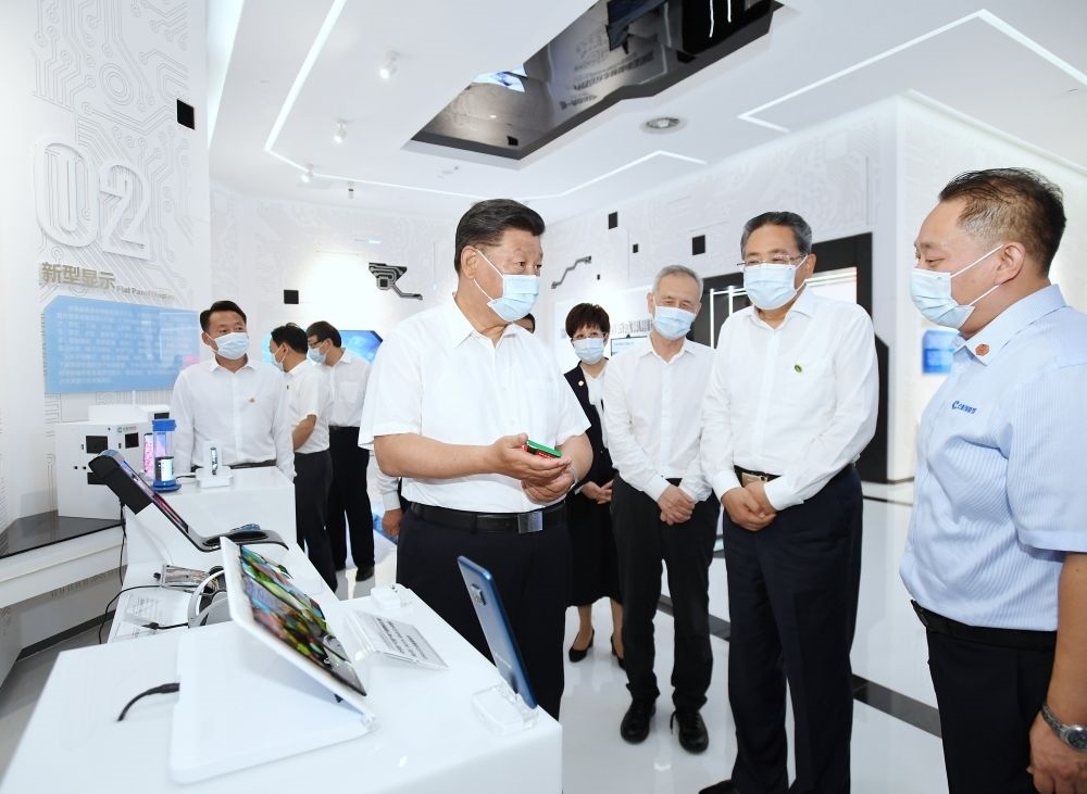 2020年8月19日下午，習近平總書記在安徽省合肥市參觀安徽創(chuàng)新館，了解安徽省科技創(chuàng)新和新興產業(yè)發(fā)展情況。