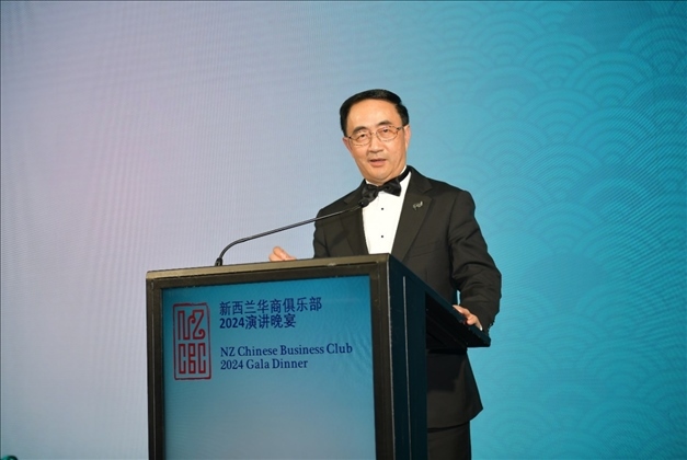 新西蘭華商俱樂(lè)部和華商聯(lián)合總會(huì)主席楊健。主辦方供圖