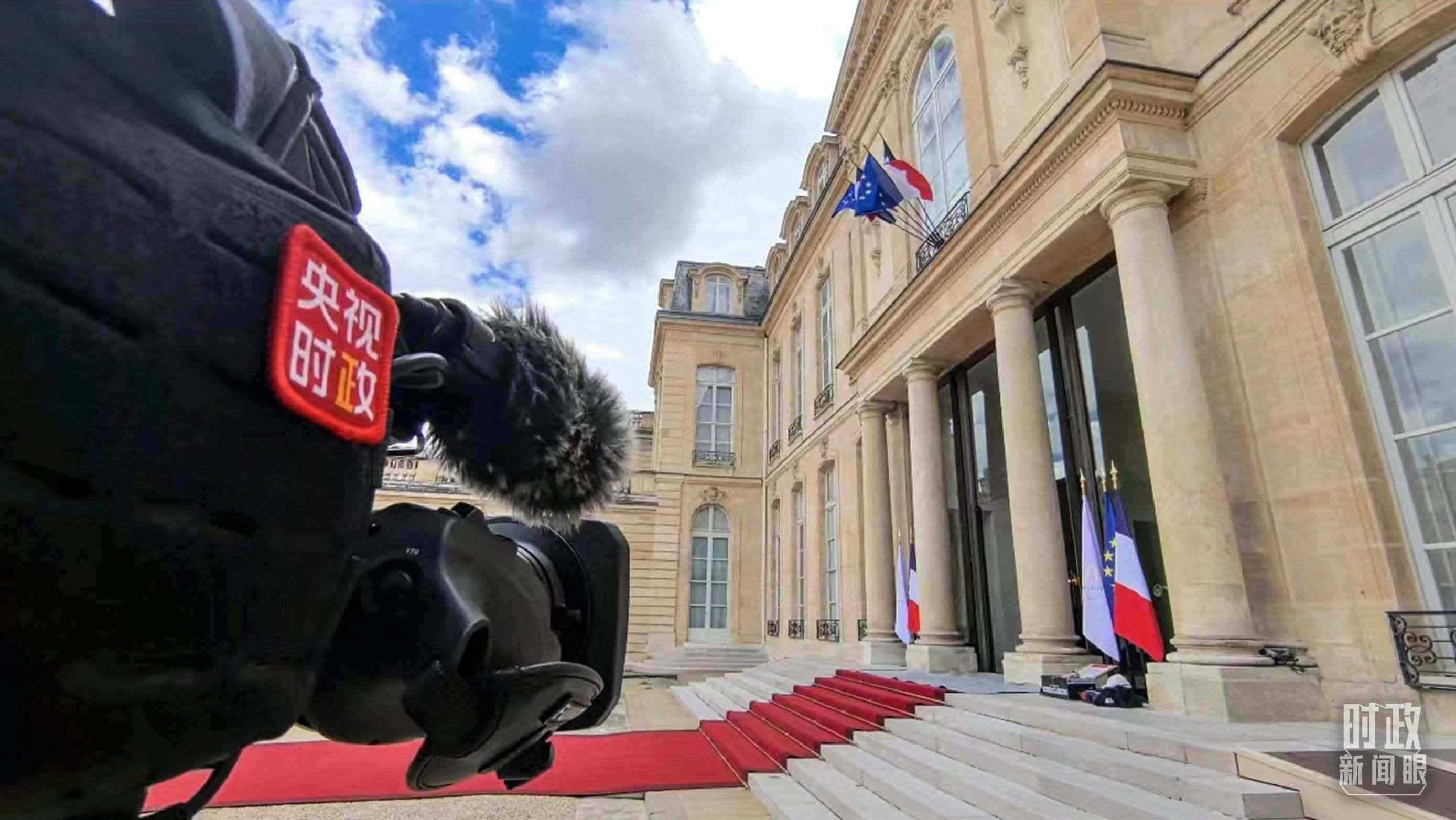 △愛麗舍宮。（總臺央視記者陸泓宇拍攝）