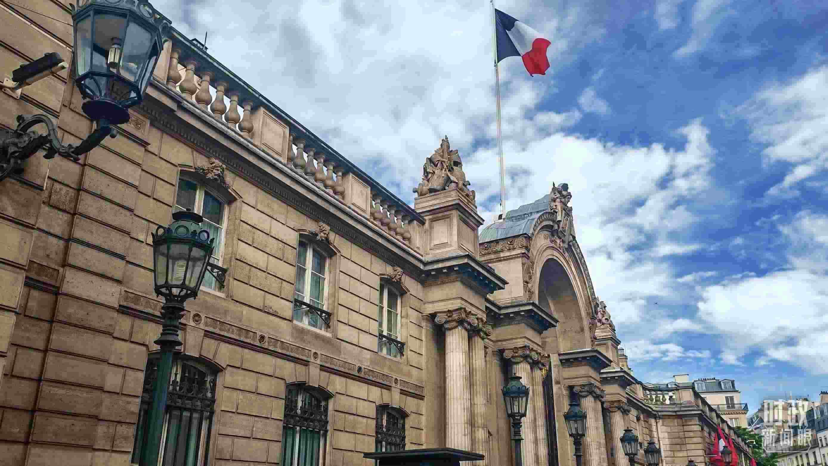 △愛麗舍宮。（總臺央視記者劉琦拍攝）