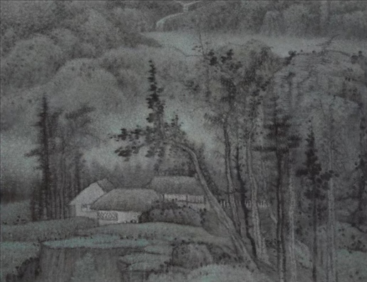 王秦生畫作《晨寂》。主辦方供圖