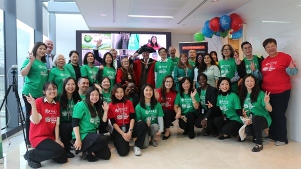 中國(guó)銀行倫敦分行參與倫敦金融城慈善日活動(dòng)。資料圖片