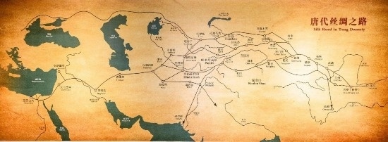 唐代絲綢之路，經(jīng)過新疆眾多地區(qū)。（圖片來源：視覺中國）