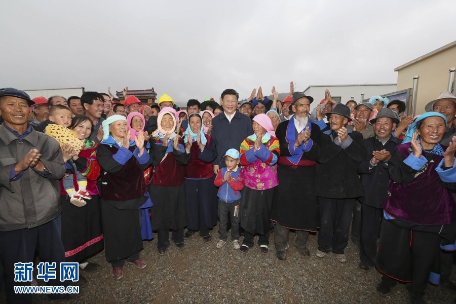 習近平總書記2016年8月23日上午來到海東市互助土族自治縣五十鎮(zhèn)班彥村，考察易地扶貧搬遷新村建設(shè)情況。