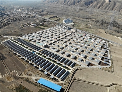 這是2020年11月6日拍攝的班彥新村全貌（無人機照片）。新華社記者 戴天放 攝