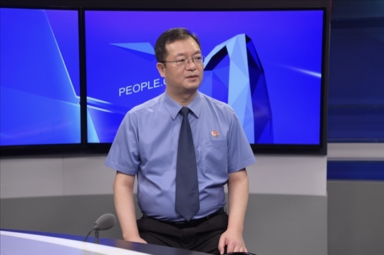 福建省泉州市人民檢察院檢察長(zhǎng)施建清。人民網(wǎng)記者 王曉嘯攝