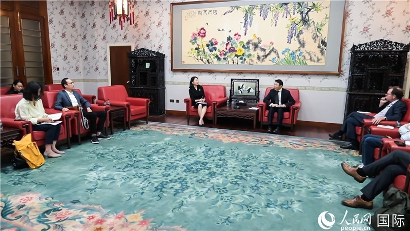 中外媒體吹風會現場。 人民網 郭錦標攝