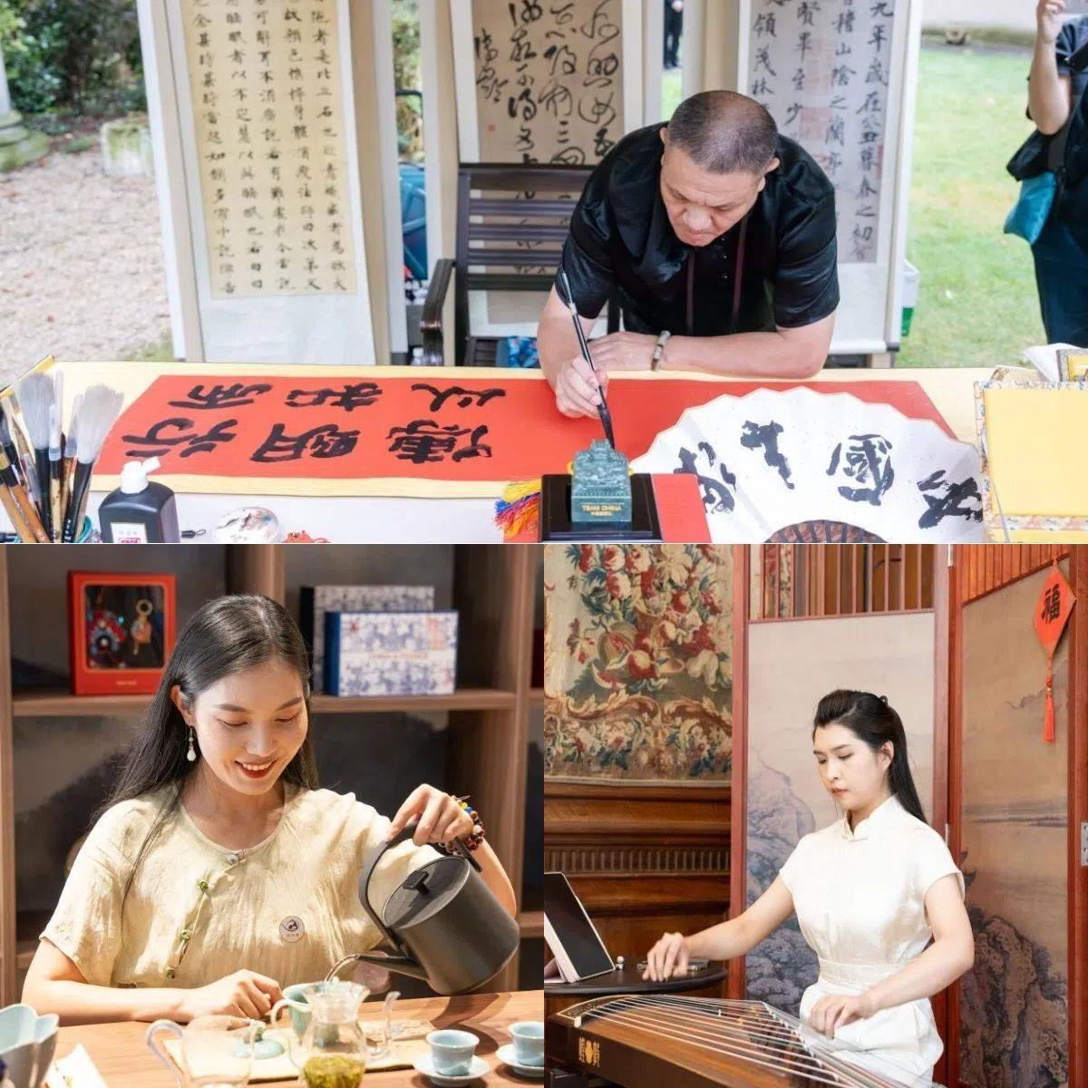 中國非遺與傳統(tǒng)文化展區(qū)引人入勝。 “中國之家”供圖