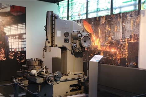 天水工業(yè)博物館內(nèi)景。新華社記者 馬莎 攝