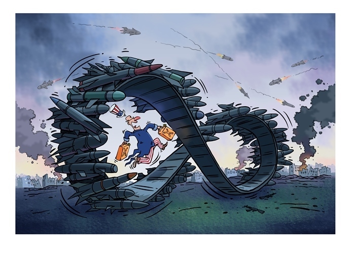 漫畫作者：馬宏亮（人民網版權圖片，未經授權請勿轉載。）