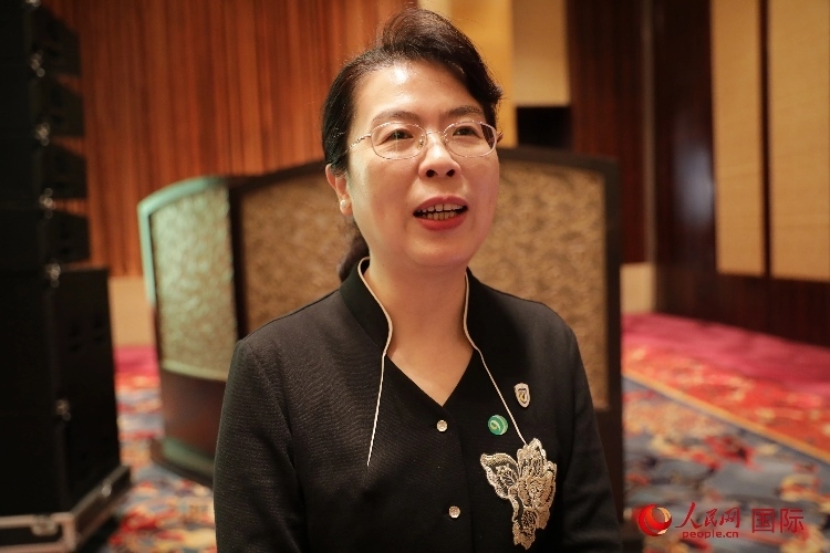 北京外國語大學亞洲學院院長、中國馬來研究中心主任蘇瑩瑩教授接受人民網(wǎng)采訪。人民網(wǎng) 王婧攝