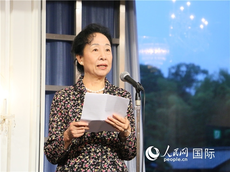 中國商務(wù)部原部長助理郭莉致辭。人民網(wǎng) 許可攝