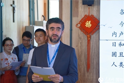 里約天主教大學校長安德森·佩德羅索在活動現場致辭。人民網記者 陳海琪攝