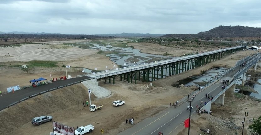 大橋全景。中交二公局第二工程有限公司供圖