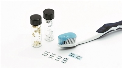  一種基于酞菁銅的晶體管研發(fā)成功。圖片來源：美國趣味工程網(wǎng)站