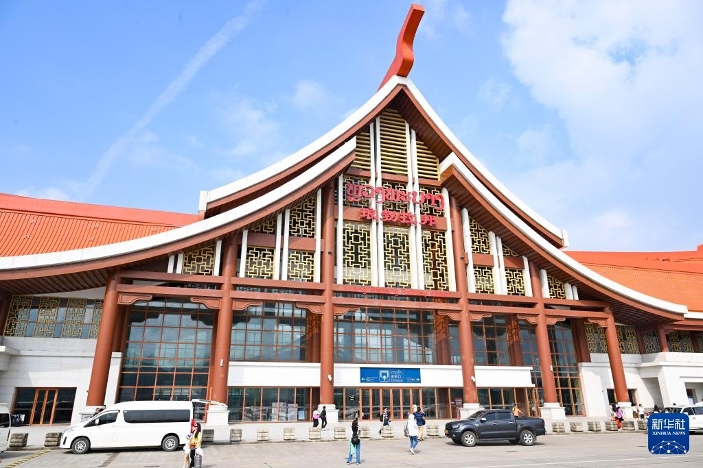 這是10月12日在老撾拍攝的瑯勃拉邦車站。新華社記者 程一恒 攝