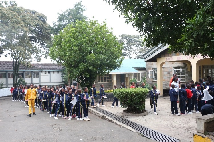 考場現場。埃格頓大學孔子學院供圖