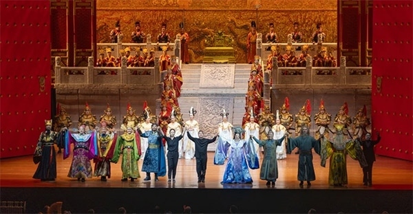 《圖蘭朵》演出劇照。何倫攝