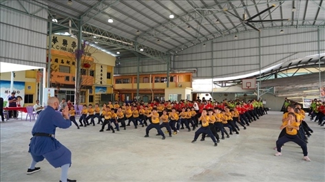 少林武術(shù)教學(xué)。主辦方供圖