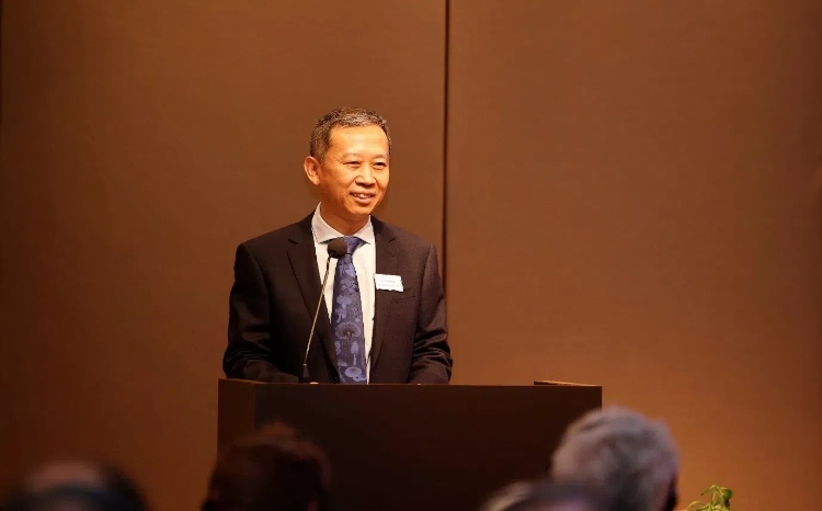 中國駐瑞典大使崔愛民應邀出席論壇并致辭。中國駐瑞典大使館供圖