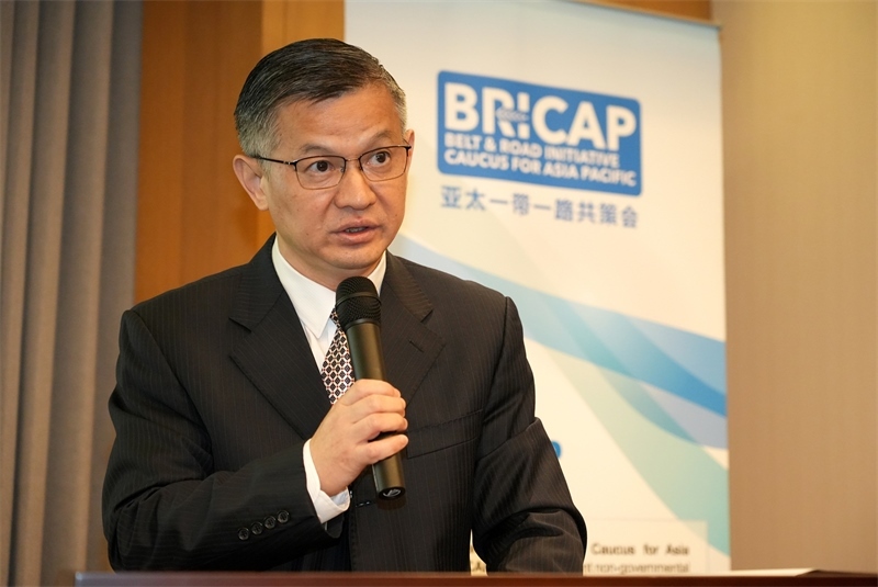 鄭學(xué)方作主旨演講。主辦方供圖